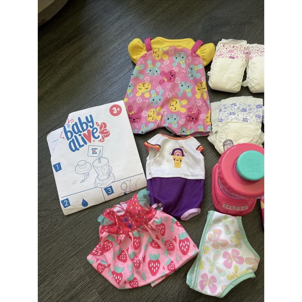 Baby Alive Magical Mixer Doll Accessories Only Food Diapers ect...